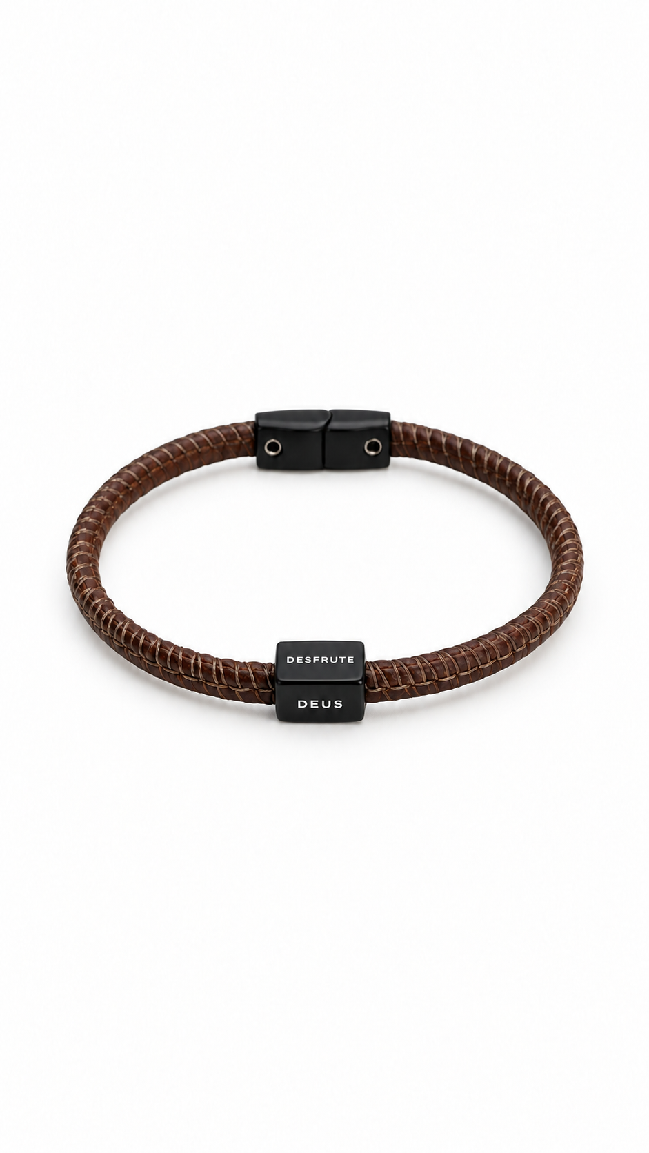 PULSEIRA COURO VALORI BLACK