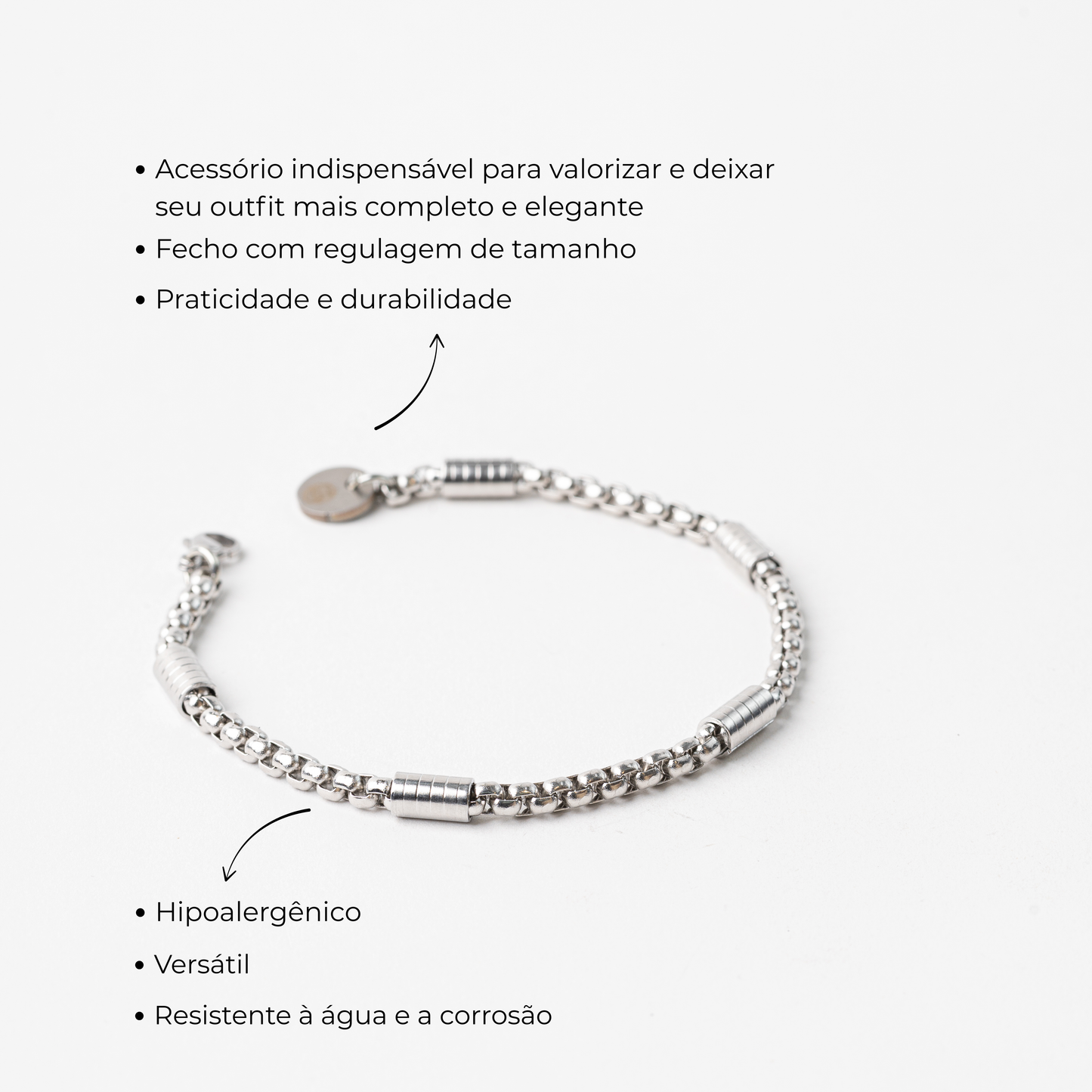 PULSEIRA AÇO MÔNACO